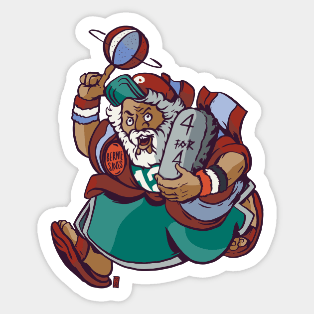 Philly 4 for 4 Moses Sticker by Thomcat23